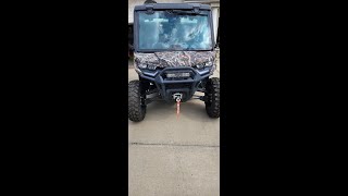 Can Am Defender light bar Installation [upl. by Eciuqram]