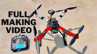 How to build quadcopter drone use Pixhawk flite controller gps and telemetry full tutorial part2 [upl. by Enos]