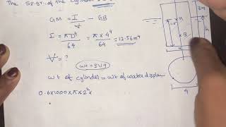 27 Metacentric height problems part 3 Ktu fluid mechanicsfm1CET203module 2Class 27 [upl. by Busey981]