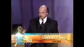 Dennis Franz wins 1999 Emmy Award for Lead Actor in a Drama Series [upl. by Ynaffital437]