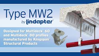 Type MW2 Multiwedge decking fixing by Lindapter [upl. by Nahtaoj]