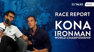 IRONMAN KONA  Race Report  Z2 Talks 160 [upl. by Heyra339]