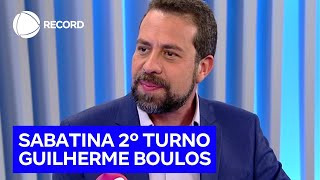 Assista à íntegra da sabatina com Guilherme Boulos PSOL que disputa o 2º turno à Prefeitura de SP [upl. by Marie-Jeanne]