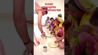 Free Bhojan seva  shri Shayamaji Sevarth Ashram Noida yt food distribution iskcondelhi [upl. by Llerrehs913]