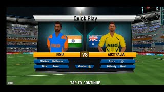 2nd T20 India Vs Australia Full Match Highlights World Cricket Championship 2 Gameplay [upl. by Ettennad]