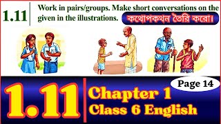 Class 6 English  Chapter 111  Talking to People  Class Six English Page 14 [upl. by Marfe]