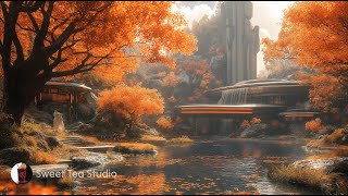 Autumn Garden Lofi 4K Ambiance [upl. by Hselin]