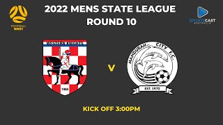 Mens State League  Round 10  Western Knights SC v Mandurah City FC [upl. by Medin]