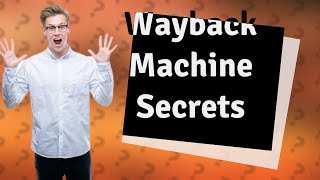 Can the Wayback Machine see deleted accounts [upl. by Chainey219]