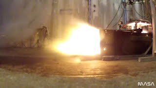 MASA  Liquid Rocket Engine Hot Fire  November 12 2017 [upl. by Eitsym]