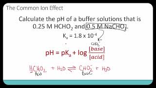 Example Calculating pH of buffers using HendersonHasselbalchUntitled Project [upl. by Jessy]