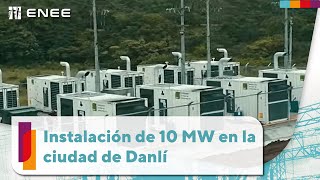 Instalación de 10 MW en la ciudad de Danlí [upl. by Koenraad]