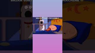 Brian Griffin uses Stewie’s time machine 😂 familyguy shorts [upl. by Aisatsana]