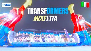 Molfetta Giostre 2022 🇮🇹 Transformers  Patronal Feast 4K Italy [upl. by Harbert]