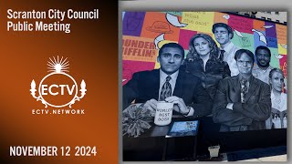 Scranton City Council 111224 [upl. by Nylareg]