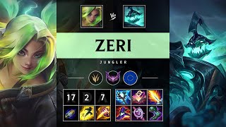 Zeri Jungle vs Hecarim Legendary  EUW Master Patch 1418 [upl. by Anila]