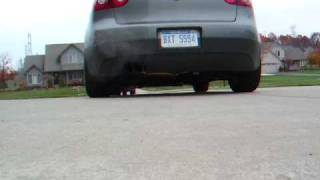 2009 Volkswagen GTI TSI MKV MK5 Exhaust With 3quot ATP Downpipe amp Muffler Delete  10 Feet Away [upl. by Dionisio]