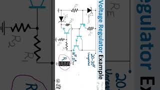 Voltage Regulator Design Example How to choose circuit parameters [upl. by Haerr]