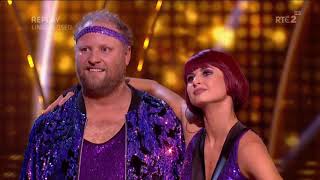 DWTS Ireland 2019 Week 1 Fred and Giulia Cha Cha Cha training dance judges and scores [upl. by Nnaihs]