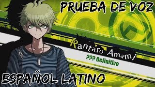 Danganronpa V3 Prueba De Voz  Rantaro Amami Español Latino [upl. by Airel]