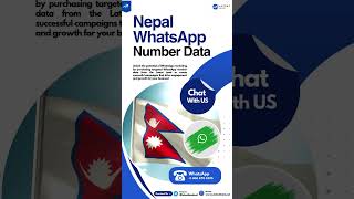 Nepal WhatsApp Number Database  Latest Lead [upl. by Natehc]