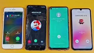 QUAD NUMBER INCOMING CALL IPHONE 8  INFINIX HOT 10 PLAY TECNO COMON SAMSUNG A15 [upl. by Tamar]