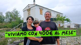 La famiglia che vive in autosufficienza con 400€ al mese [upl. by Alphonso]