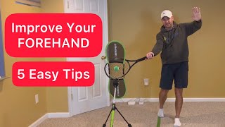 5 Topspin Forehand Tips Quick Tennis Improvement [upl. by Toscano]