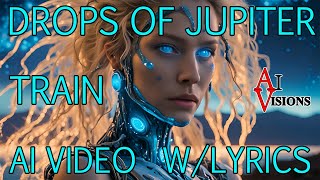 DROPS OF JUPITER  AI VIDEO WLYRICS  TRAIN  2K [upl. by Inhoj606]