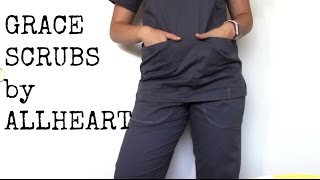 ALLHEART GRACE SCRUBS REVIEW [upl. by Aiset886]