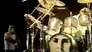 Queen  Keep Yourself AliveDrum Solo in Sao Paulo Brazil 1981 [upl. by Annanhoj500]