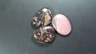 Rhodonite Palmstones [upl. by Millie]