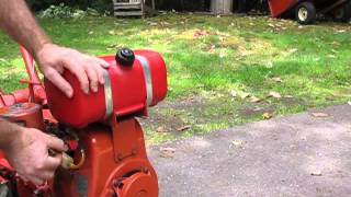 Tecumseh 6HP HH60 Engine  Troy Bilt Rototiller [upl. by Arron]