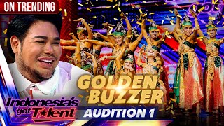 THE FIRST GOLDEN BUZZER Bravery Sukses Buat Ivan Gunawan Speechless  Indonesias Got Talent 2023 [upl. by Carberry]