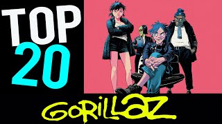 TOP 20 The Most Played Gorillaz Songs [upl. by Orlantha]