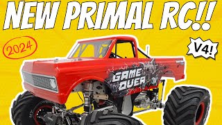 New Primal RC MT V4 Giant RC Monster Truck  Kevin Talbot Game Over [upl. by Strong]