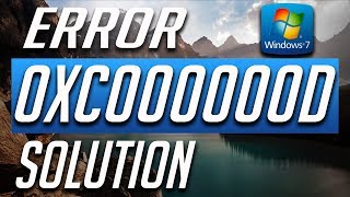 How to Fix Error Code 0xc000000d in Windows 7  BEST FIX 2024 [upl. by Paxton267]