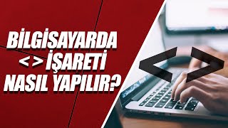 KLAVYEDE KÜÇÜK veya BÜYÜK İŞARETİ NASIL YAPILIR [upl. by Meehsar388]