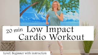 20 minute Low Impact Cardio Workout for Seniors and Beginners [upl. by Assirral]