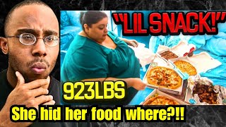 Reaction To 633 Lb Woman Reveals Her Food Hiding Spots  My 600 Lb Life [upl. by Jp]