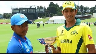 U19 Cricket World Cup final India not favourites says Aussie captain Sangha [upl. by Aliban452]