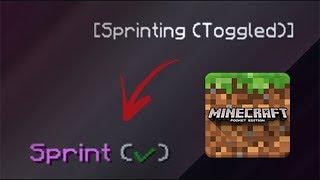 Toggle Sprint in MCPE [upl. by Brocklin]