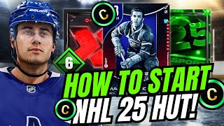 DO THIS FIRST  How To Get a HUGE Head Start in NHL 25 HUT [upl. by Ytinav522]