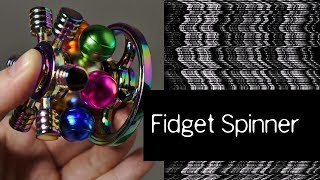 Fidget Spinner  najlepsze triki metal led rainbow 5 [upl. by Schwitzer]