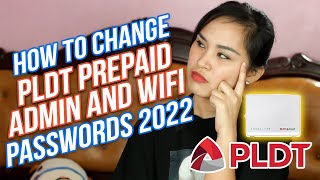 How to Change Wifi Password PLDT PREPAID WIFI Evoluzn 2022 [upl. by Gilemette]