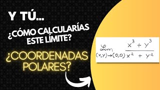 Límite de varias variables con coordenadas polares [upl. by Kerrill851]