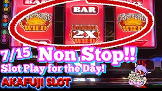 July 15th Non Stop Slot Play for the Day Everi Slots amp Buffalo Jackpot [upl. by Laverne]