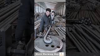 Hard Working Day 619 Iron Rod Bending Process [upl. by Vorster]