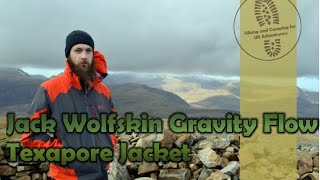 Jack Wolfskin Gravity Flow Texapore Jacket  First Look Review [upl. by Nnylaf505]