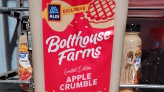 Bolthouse Farms Aldi Exclusive Limited Edition Flavor Apple Crumble 🍎 Mini Sip N Review [upl. by Origra]